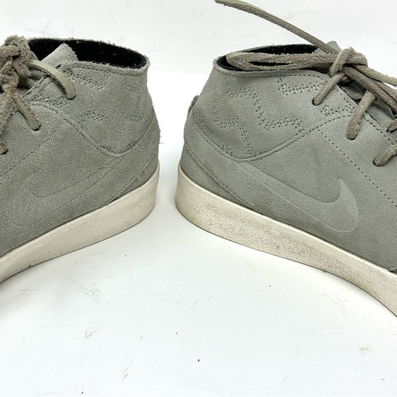 Nike SB Zoom Stefan Janoski Crafted MID Gray Green Sneakers Mens Size 9 - Picture 4 of 10